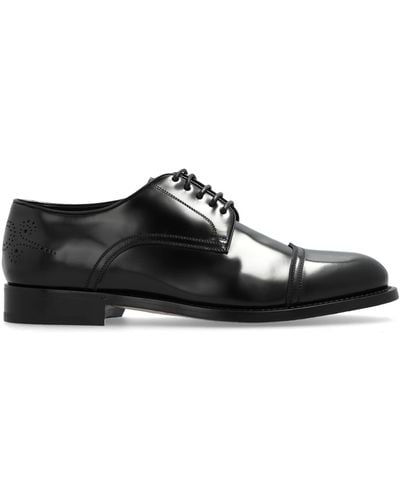 Ferragamo 'credence' Leather Shoes , - Black