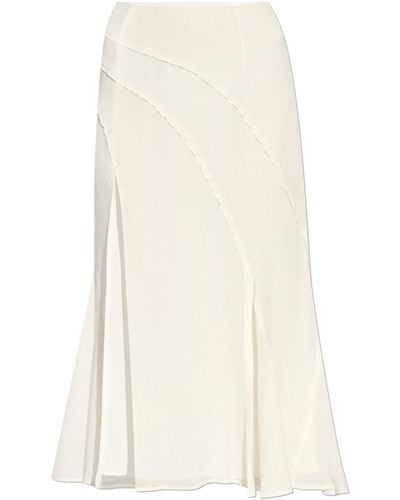 Cult Gaia 'dallas' Skirt With Slit, - White