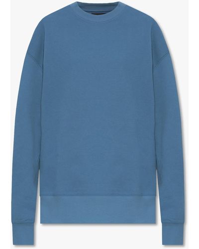 Y-3 Sweatshirt With Logo - Blue