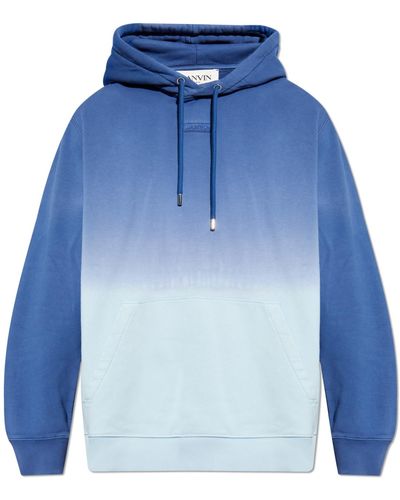 Lanvin Hooded Sweatshirt - Blue