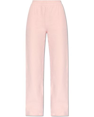 Acne Studios Joggers With Logo, - Pink