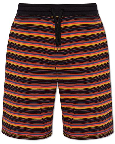 Paul Smith Cotton Shorts, - Red