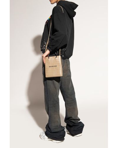 Balenciaga Leather Shoulder Bag - Metallic