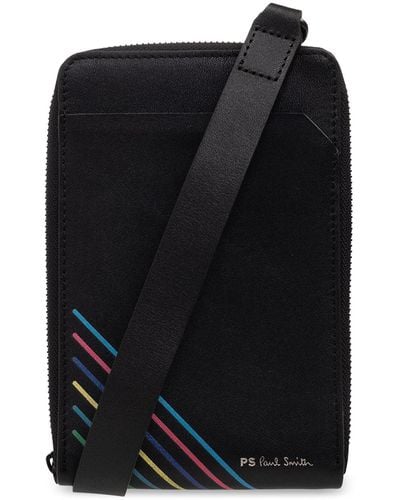 PS by Paul Smith Shoulder Bag With Logo, - Black