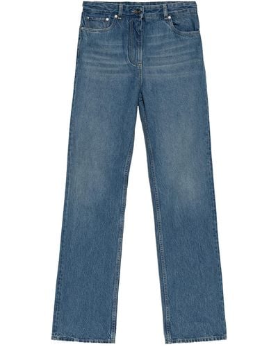 Ferragamo High-Rise Jeans - Blue