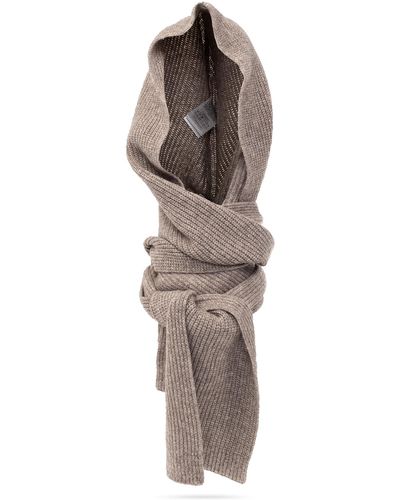 By Malene Birger 'florea' Ribbed Scarf - Brown
