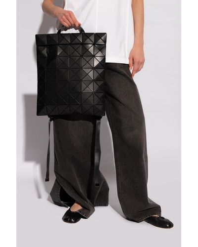 Bao Bao Issey Miyake Backpack With Geometric Pattern, - Black