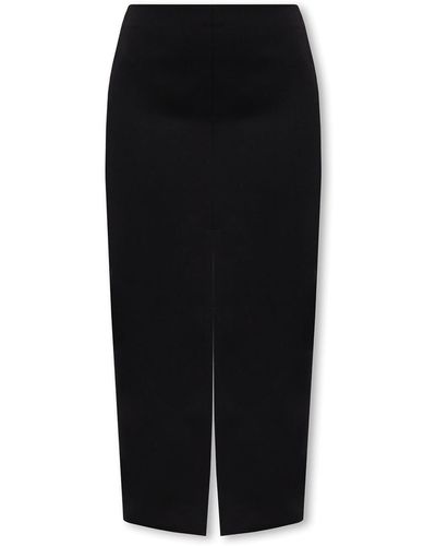 Bottega Veneta Skirt With Slits - Black
