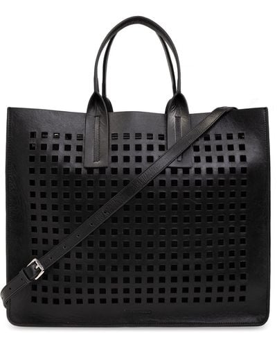 Stand Studio 'mesh Maxi' Shopper Bag, - Black
