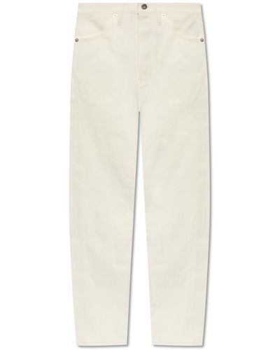 Jil Sander High-waisted Jeans, - White