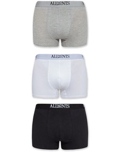 AllSaints 3-pack Of 'wren' Boxers, - Black