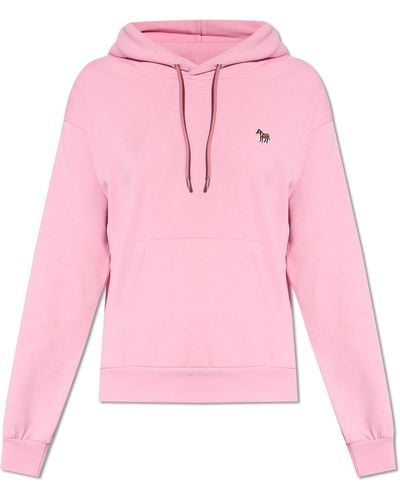 PS by Paul Smith Hoodie With Logo, - Pink