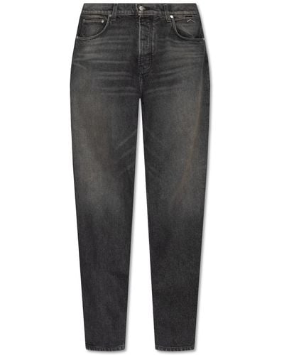 Rhude Jeans With Straight Legs - Black