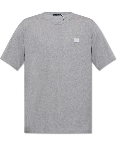 Acne Studios T-shirt With Logo - Grey
