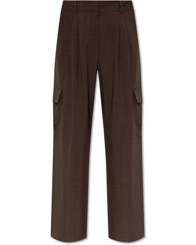 Herskind 'louise' Cargo Trousers, - Brown