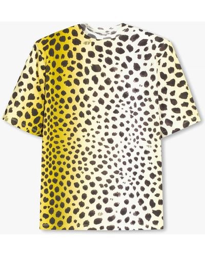 The Attico ‘Kilie’ T-Shirt - Yellow
