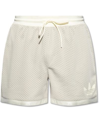 adidas Originals Shorts With Logo, - White