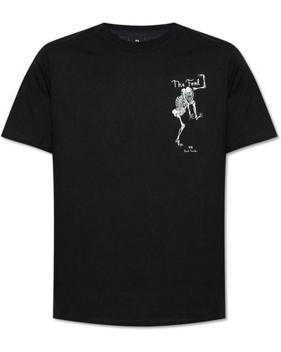 PS by Paul Smith Printed T-shirt, - Black