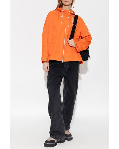 Yves Salomon Oversize Jacket - Orange