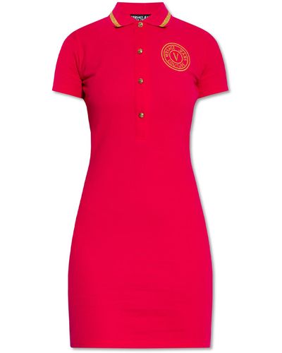 Versace Polo Dress - Red