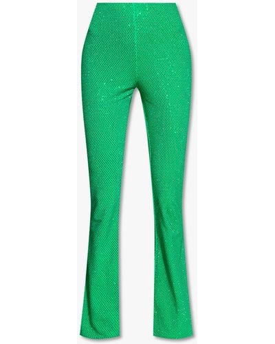 Cult Gaia ‘Remany’ Pants With Crystals - Green