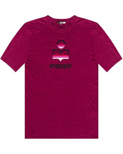 Isabel Marant T-shirt With Logo - Pink