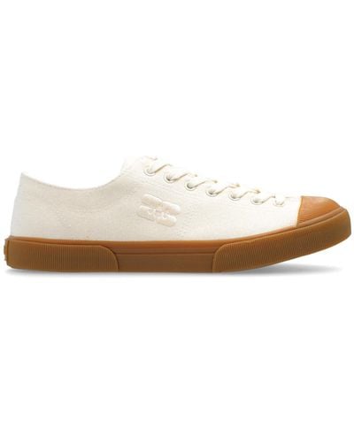 Ganni Sports Shoes With Logo, - White