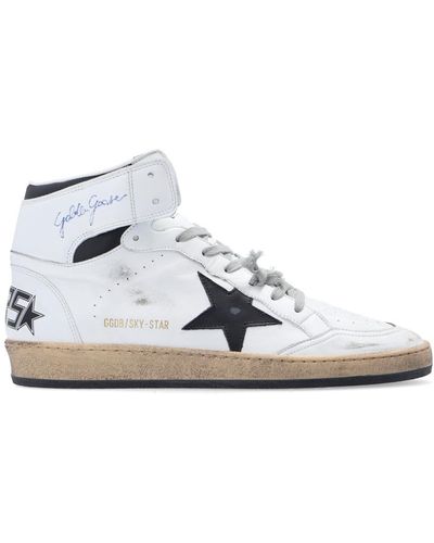 Golden Goose 'sky Star' High-top Trainers, - White