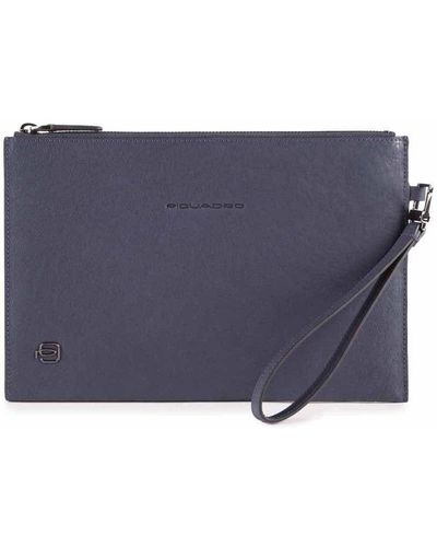 Piquadro Pochette porta ipad®mini black square - Blu
