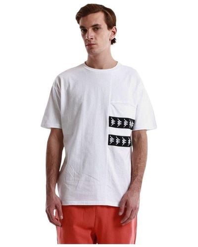 Kappa T-shirt 222 banda efto - Bianco