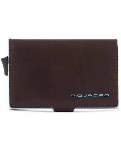 Piquadro Porta carte di credito in metallo - Multicolore