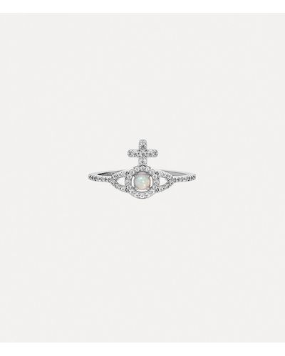 Vivienne Westwood Olympia Ring - White