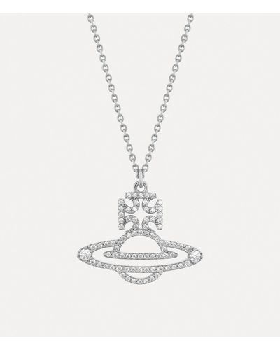 Vivienne Westwood Trudy Pendant Necklace - White