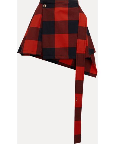 Vivienne Westwood Meghan Kilt - Red