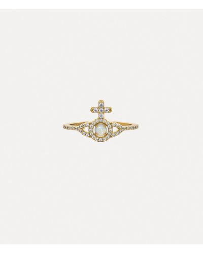 Vivienne Westwood Olympia Ring - White