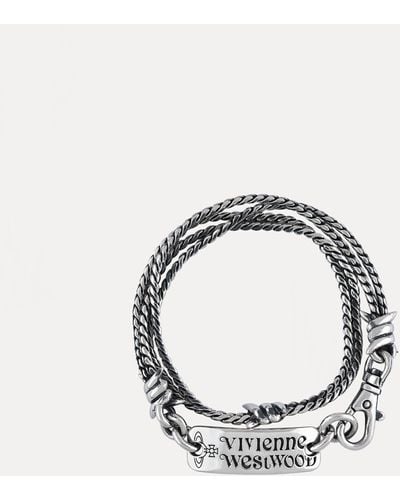 Vivienne Westwood Man. Kahlil Bracelet - Metallic
