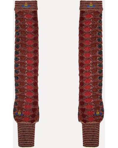 Vivienne Westwood Edith Arm Warmers - Red