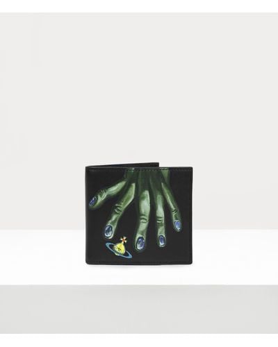 Vivienne Westwood Hand Print Man Billfold - White