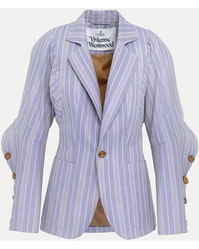 Vivienne Westwood Pourpoint Classic Jacket - Blue
