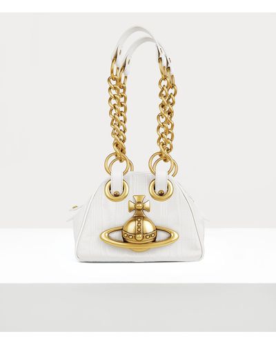 Vivienne Westwood Archive Orb Chain Handbag - Metallic