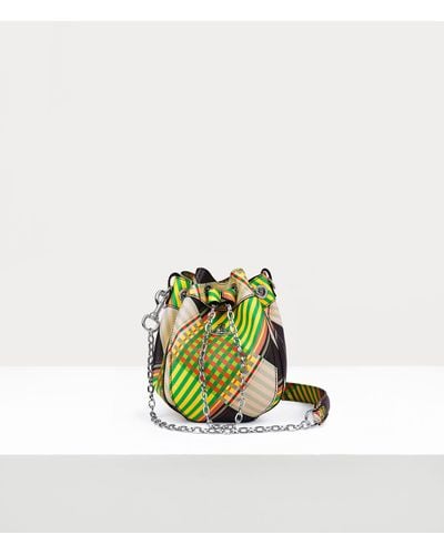 Vivienne Westwood Small Bucket Bag - White