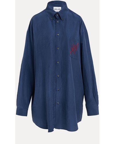 Vivienne Westwood Oversized Shirt - Blue