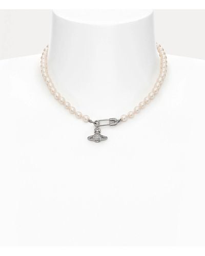 Vivienne Westwood Lucrece Pearl Necklace - White