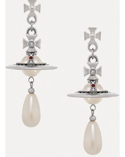 Vivienne Westwood Pearl Drop Earrings - Natural