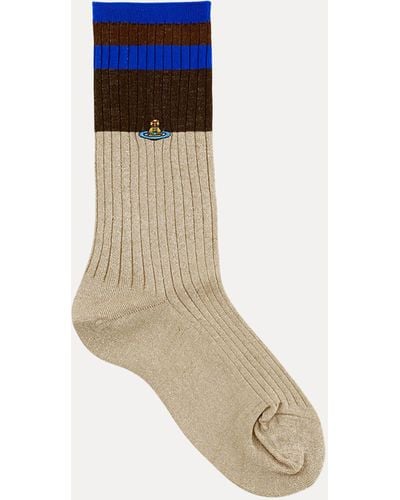 Vivienne Westwood Ladies Socks - Blue