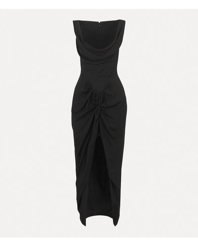 Vivienne Westwood Long Panther Dress - Black