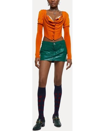 Vivienne Westwood Bea Corset Cardi - Orange