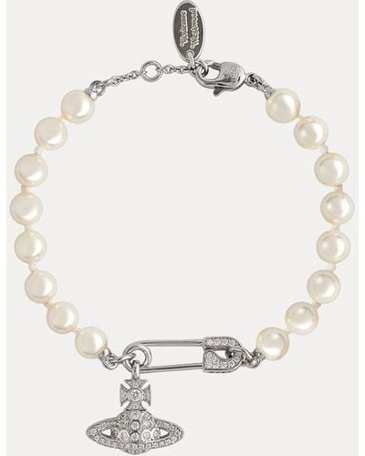 Vivienne Westwood Lucrece Pearl Bracelet - White
