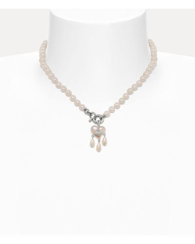 Vivienne Westwood Sheryl Pearl Necklace - White