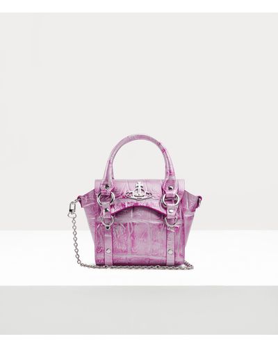 Vivienne Westwood Betty Mini Handbag With Chain - Pink